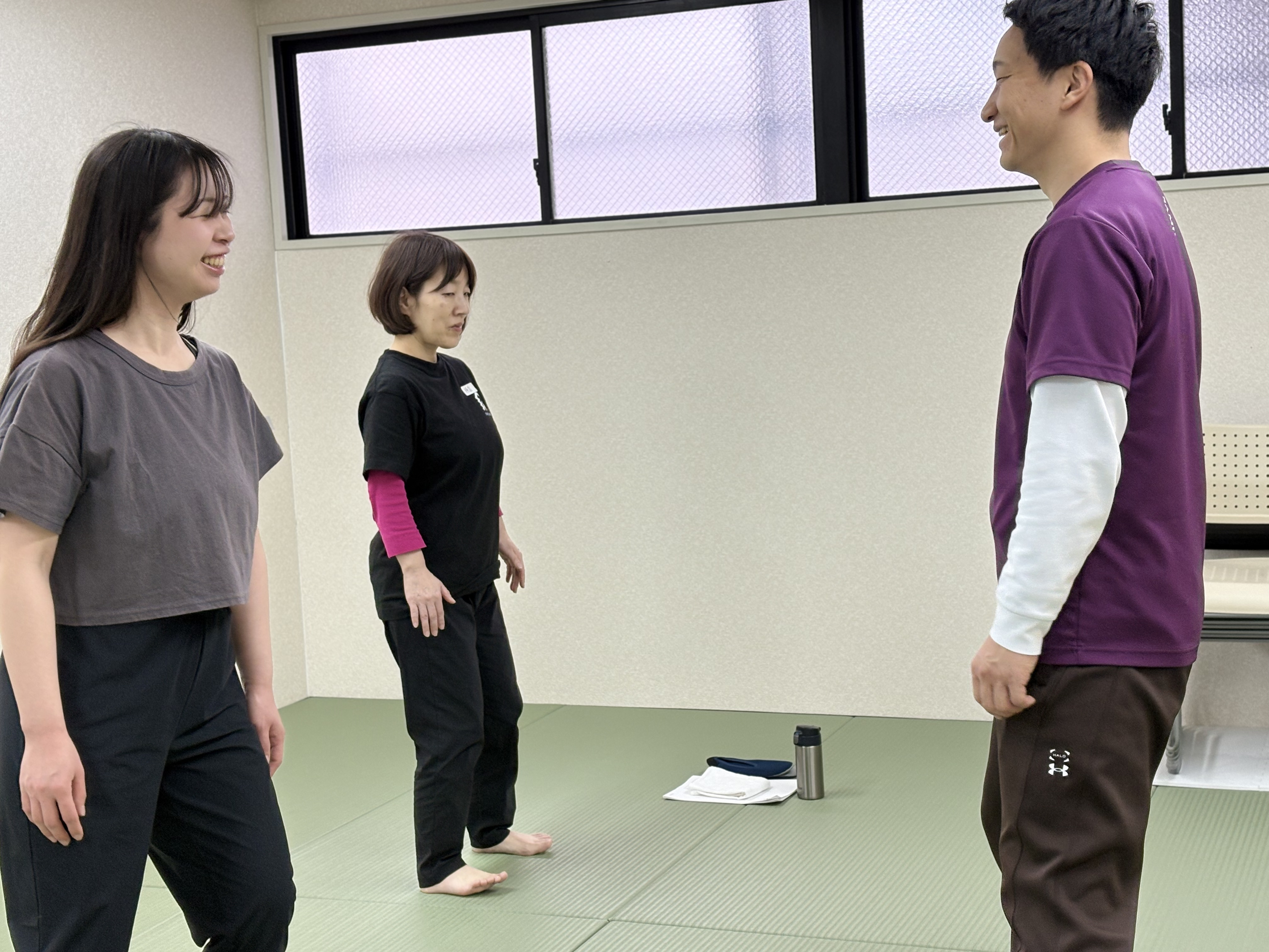 静かに立っている姿